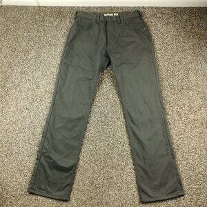 2024 Patagonia Jeans Performance Twill Forge Gray Mens 30x31 Slim Straight $109